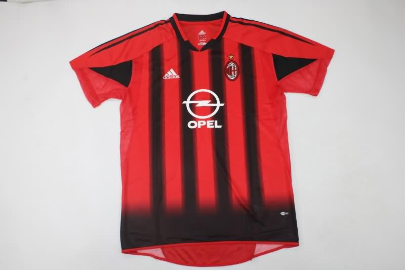 AAA(Thailand) AC Milan 2004/05 Home Retro Soccer Jersey