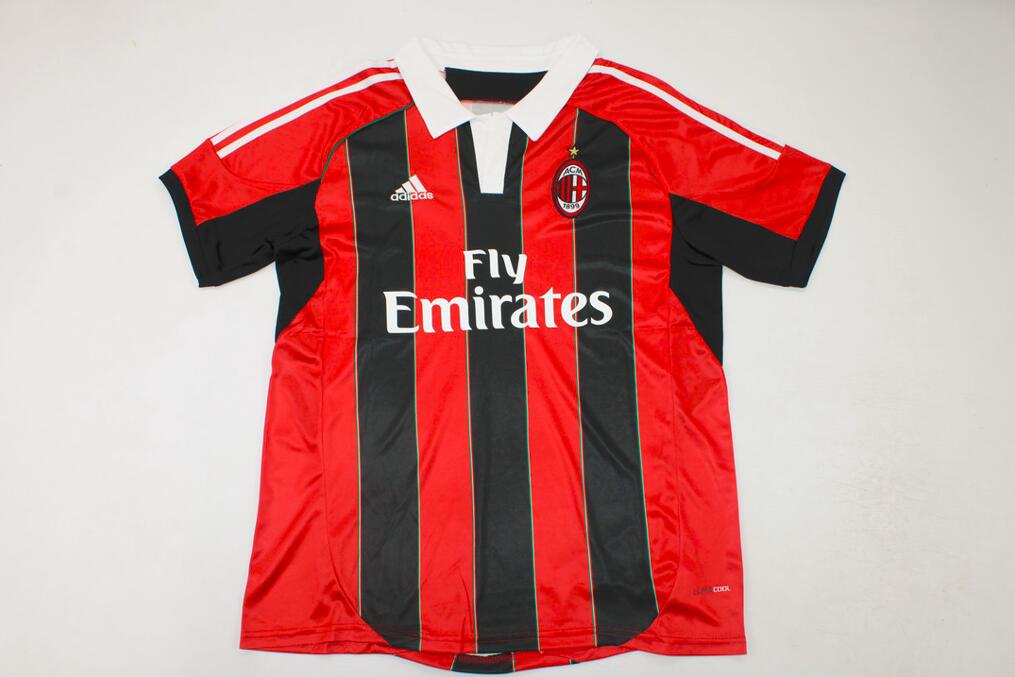 AAA(Thailand) AC Milan 2012/13 Home Retro Soccer Jersey