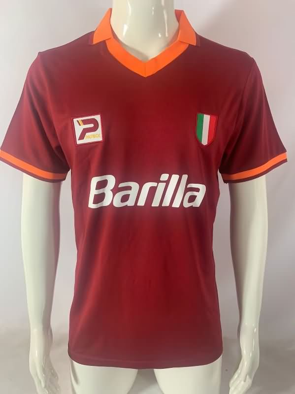 AAA(Thailand) AS Roma 1983/84 Home Retro Soccer Jersey