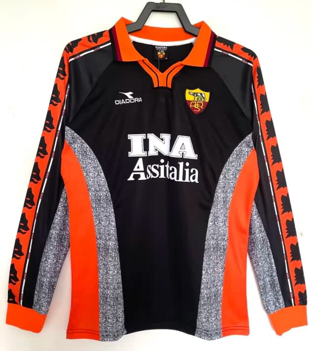 AAA(Thailand) AS Roma 1998/99 Third Long Sleeve Retro Soccer Jersey