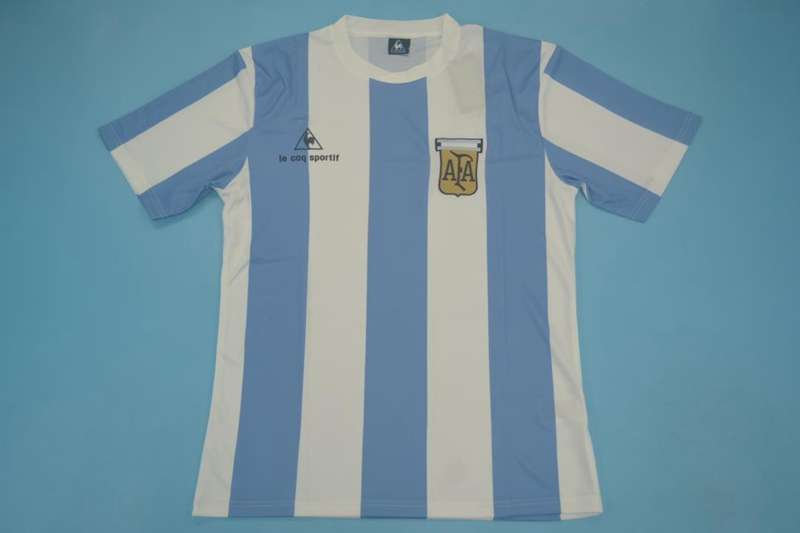 AAA(Thailand) Argentina 1985 Home Retro Soccer Jersey