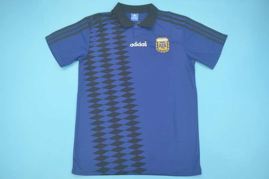 AAA(Thailand) Argentina 1994 Away Retro Soccer Jersey