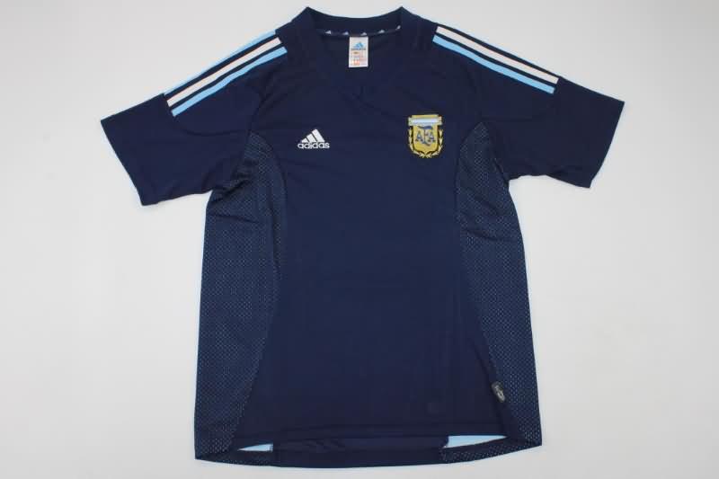 AAA(Thailand) Argentina 2002 Away Retro Soccer Jersey