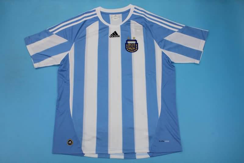 AAA(Thailand) Argentina 2010 Home Retro Soccer Jersey