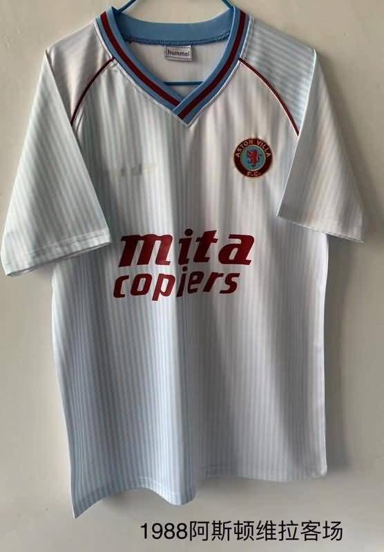 AAA(Thailand) Aston Villa 1988 Away Retro Soccer Jersey