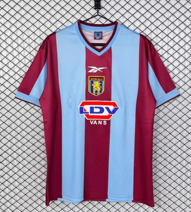 AAA(Thailand) Aston Villa 1999/00 Home Retro Soccer Jersey