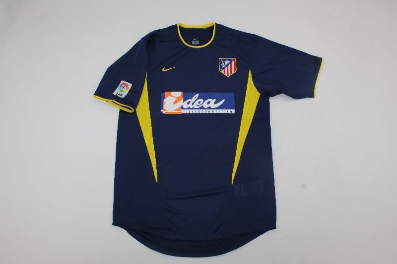 AAA(Thailand) Atletico Madrid 2002/03 Away Retro Soccer Jersey