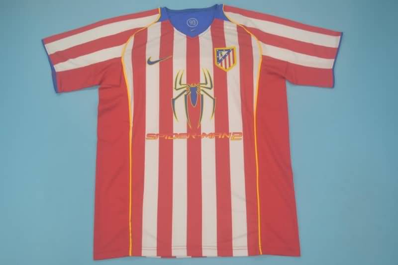 AAA(Thailand) Atletico Madrid 2004/05 Home Retro Soccer Jersey