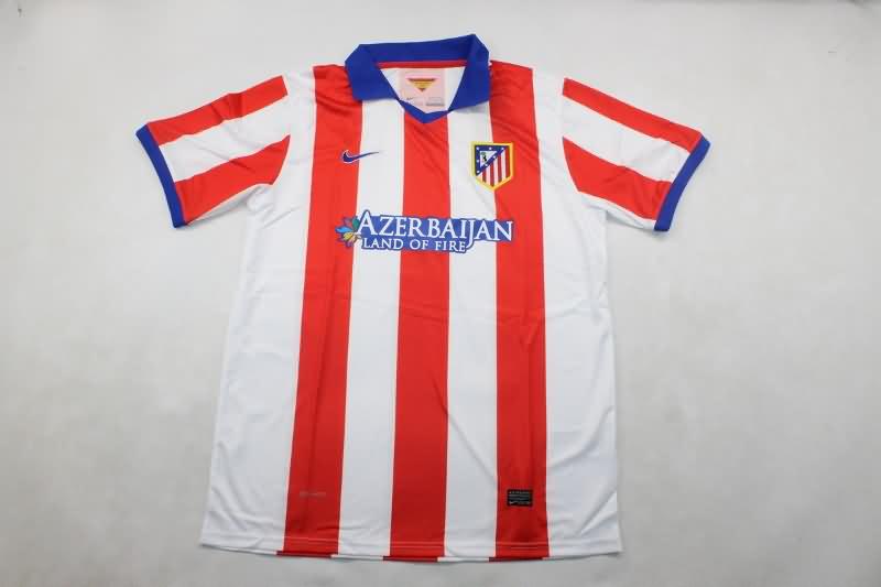 AAA(Thailand) Atletico Madrid 2014/15 Home Retro Soccer Jersey