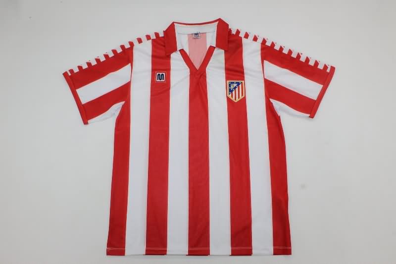 AAA(Thailand) Atletico Madrid 1982/83 Home Retro Soccer Jersey