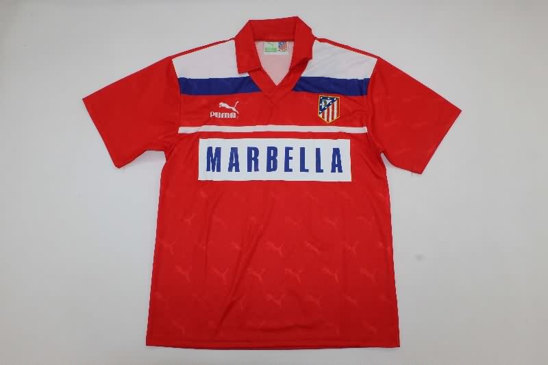 AAA(Thailand) Atletico Madrid 1990/93 Away Retro Soccer Jersey