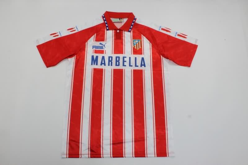 AAA(Thailand) Atletico Madrid 1994/95 Home Retro Soccer Jersey