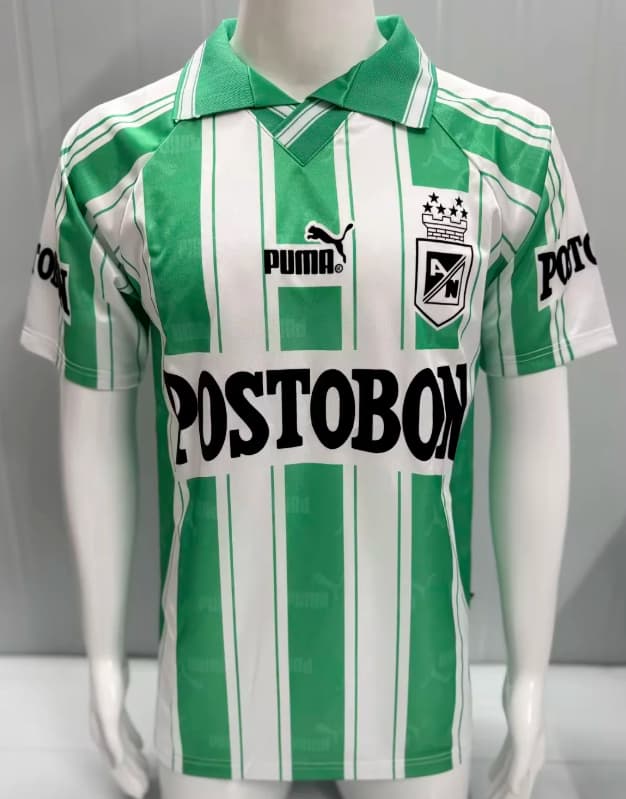 AAA(Thailand) Atletico Nacional 1997/98 Home Retro Soccer Jersey