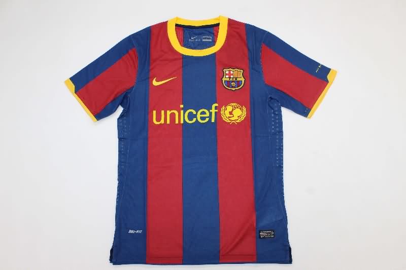 AAA(Thailand) Barcelona 2010/11 Home Retro Soccer Jersey (Player)