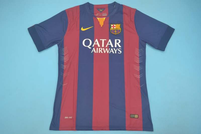 AAA(Thailand) Barcelona 2014/15 Home Retro Soccer Jersey(Player)