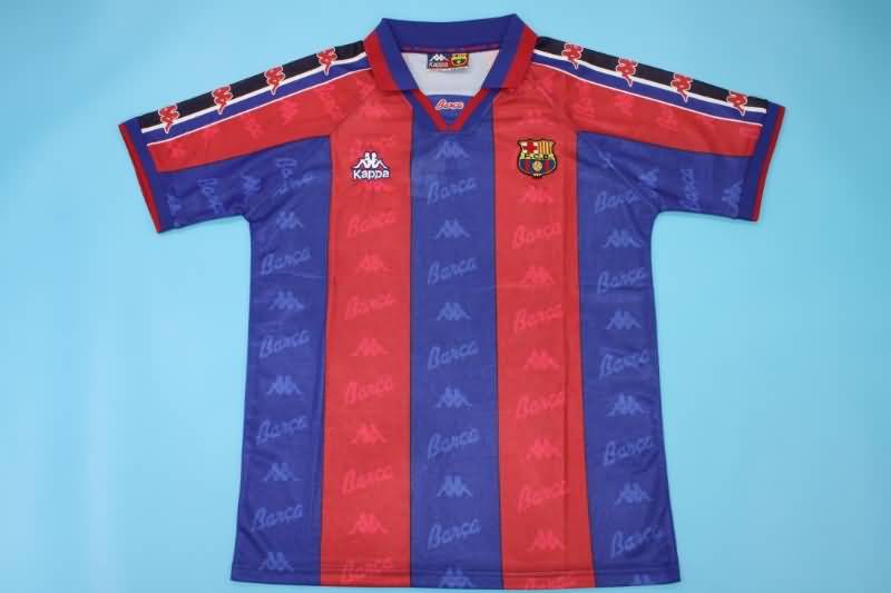 AAA(Thailand) Barcelona 1995/97 Home Retro Soccer Jersey