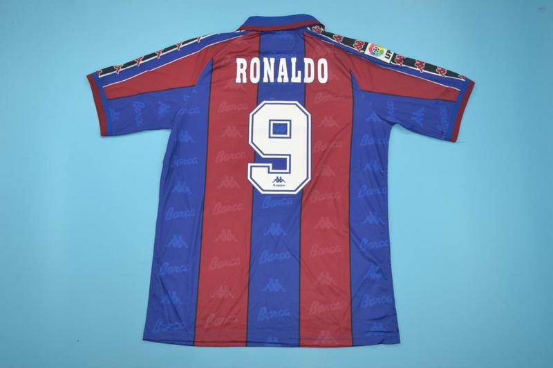 AAA(Thailand) Barcelona 1995/97 Home Retro Soccer Jersey