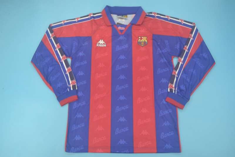 AAA(Thailand) Barcelona 1995/97 Home Retro Long Soccer Jersey