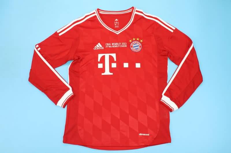 AAA(Thailand) Bayern Munich 2012/13 Home UCL Final Long Soccer Jersey