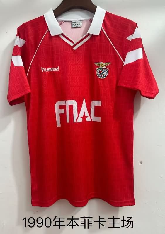 AAA(Thailand) Benfica 1990/91 Home Retro Soccer Jersey