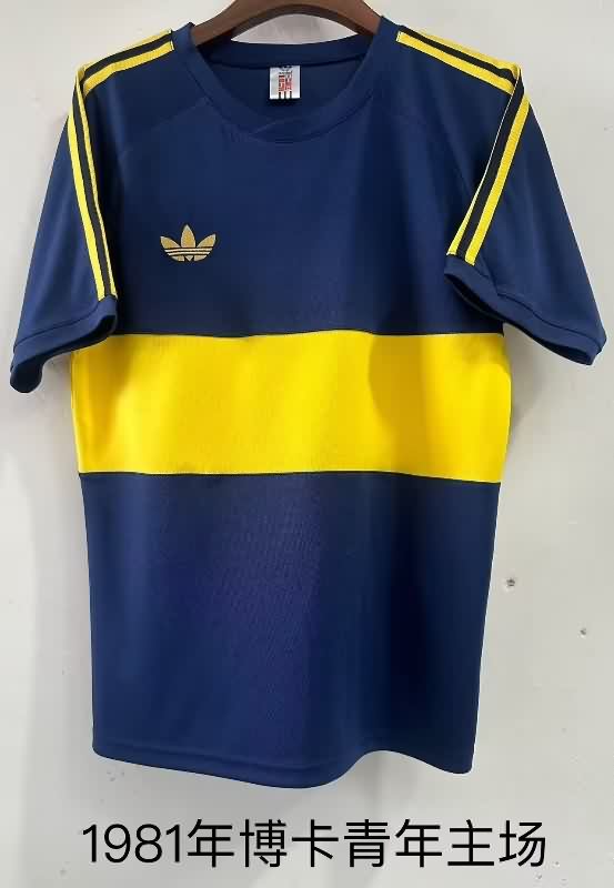 AAA(Thailand) Boca Juniors 1980 Home Retro Soccer Jersey