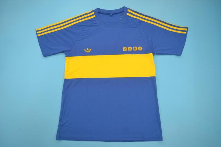 AAA(Thailand) Boca Juniors 1981 Home Soccer Jersey
