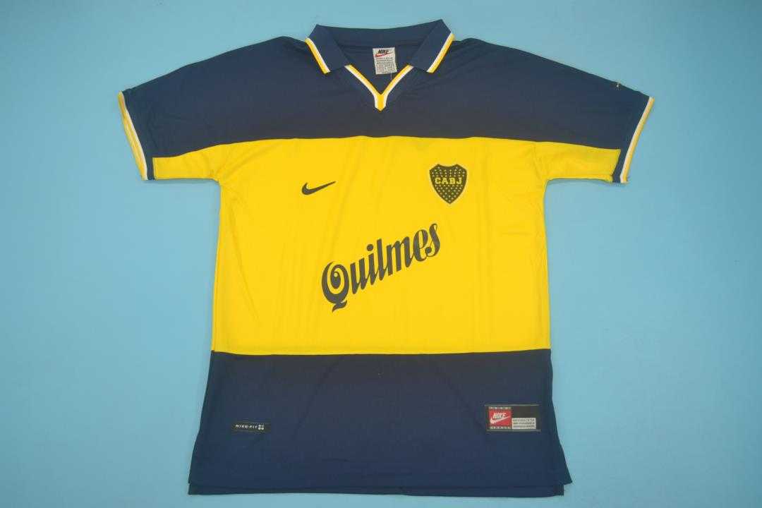 AAA(Thailand) Boca Juniors 1999 Home Soccer Jersey