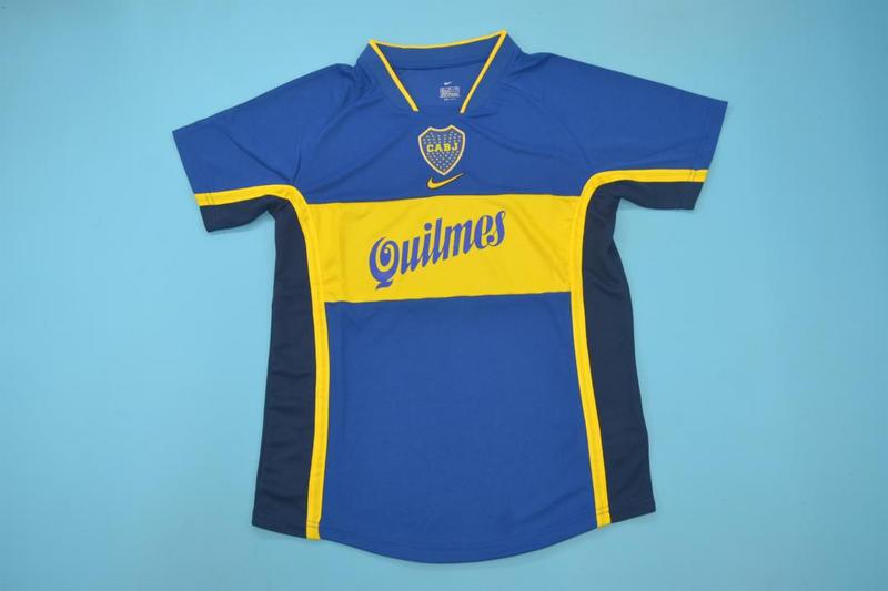 AAA(Thailand) Boca Juniors 2001 Home Soccer Jersey