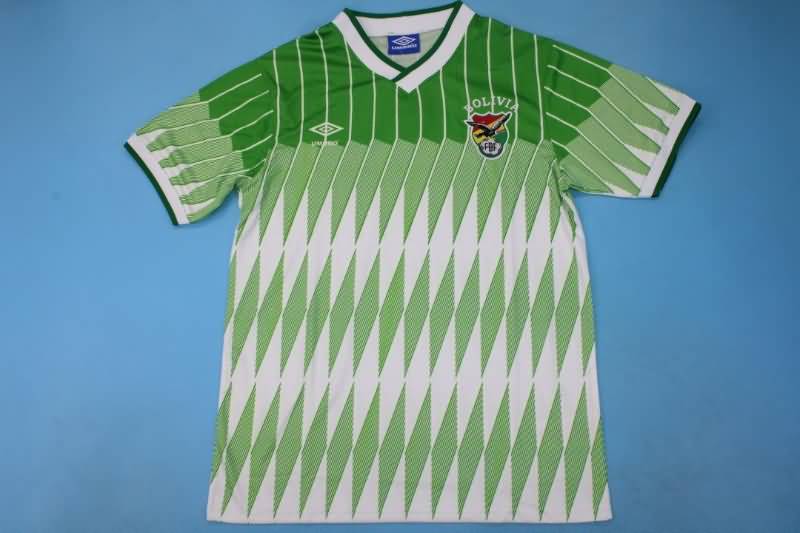 AAA(Thailand) Bolivia 1995 Retro Home Soccer Jersey