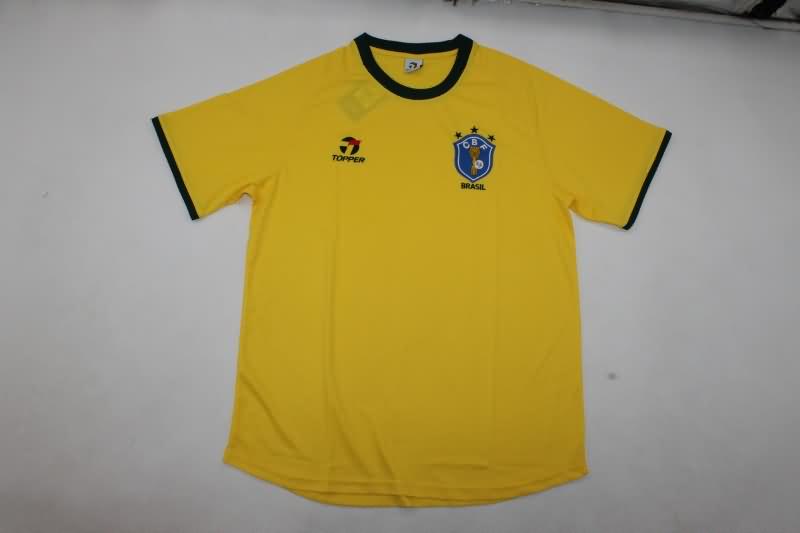 AAA(Thailand) Brazil 1982 Home Retro Soccer Jersey