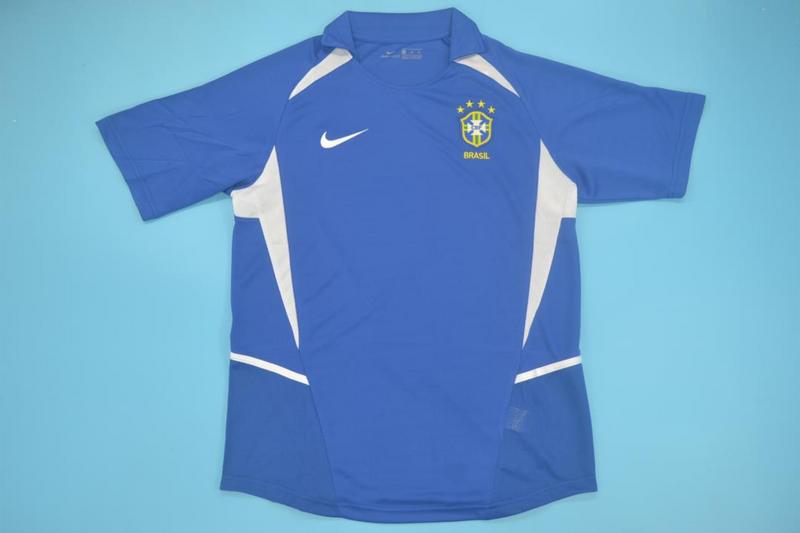 AAA(Thailand) Brazil 2002 Retro Away Soccer Jersey