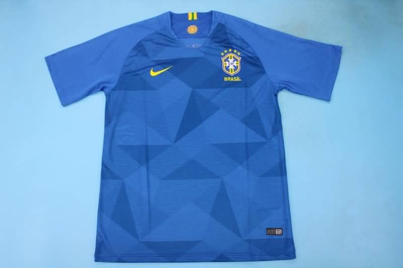 AAA(Thailand) Brazil 2018 Retro Away Soccer Jersey