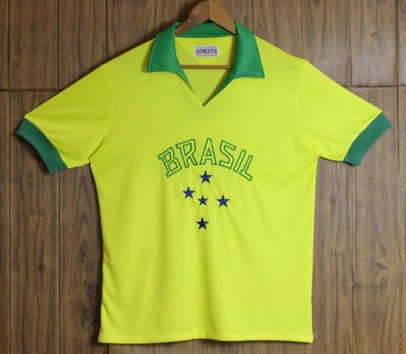 AAA(Thailand) Brazil 1958/62 Home Retro Soccer Jersey