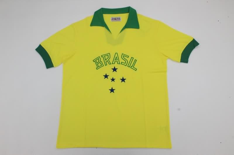 AAA(Thailand) Brazil 1958/62 Home Retro Soccer Jersey