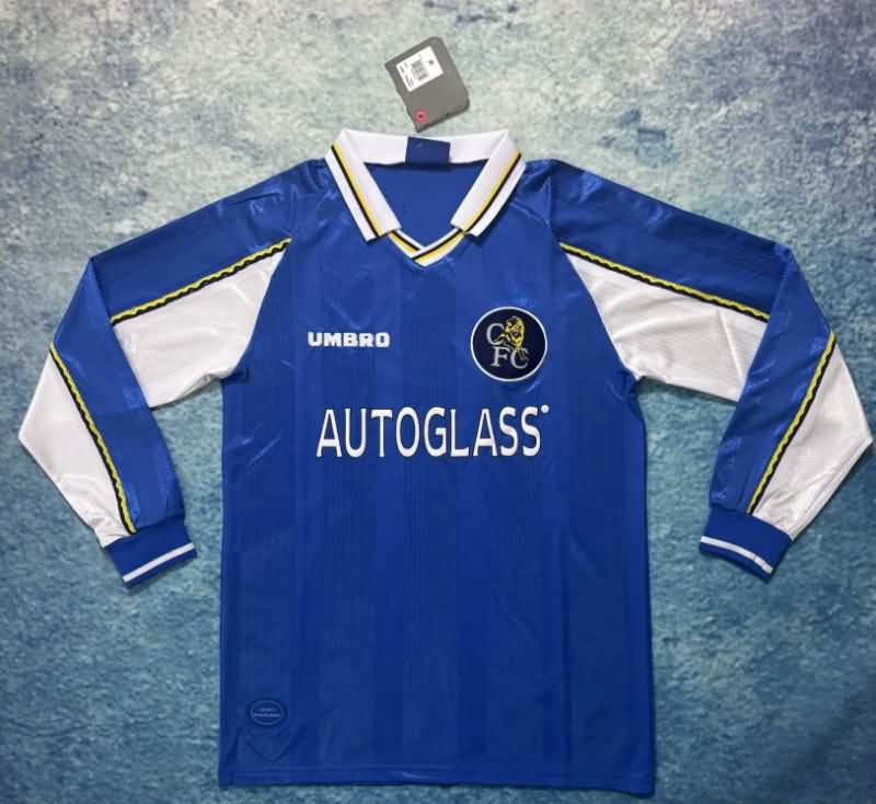 AAA(Thailand) Chelsea 1997/99 Home Long Sleeve Retro Soccer Jersey