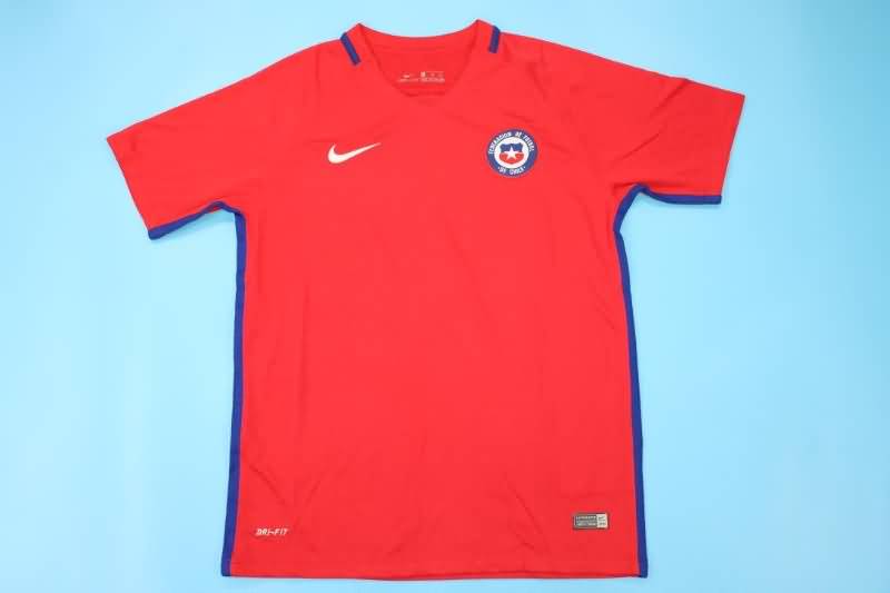 AAA(Thailand) Chile 2016/17 Home Retro Soccer Jersey