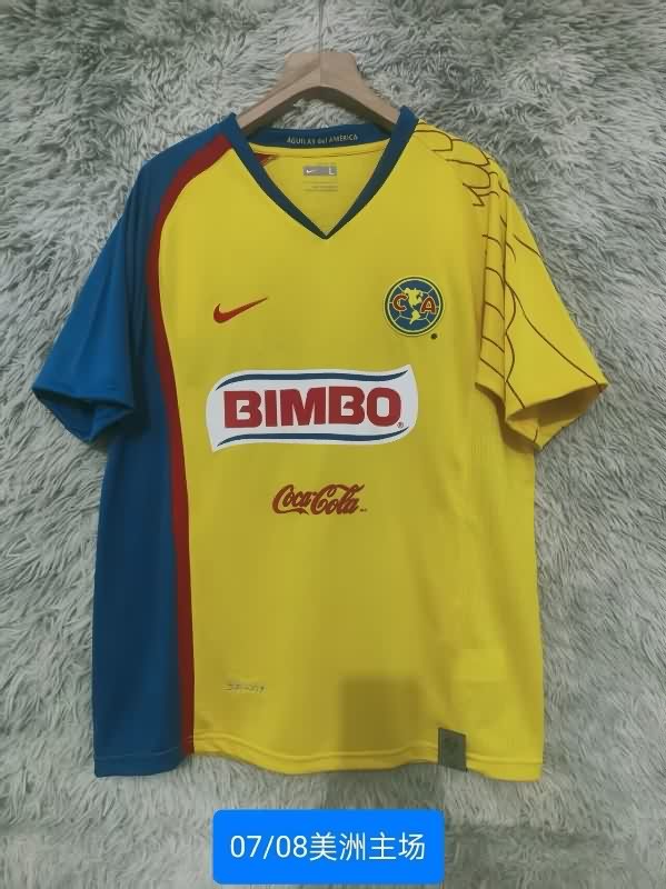 AAA(Thailand) Club America 2007/08 Home Retro Soccer Jersey