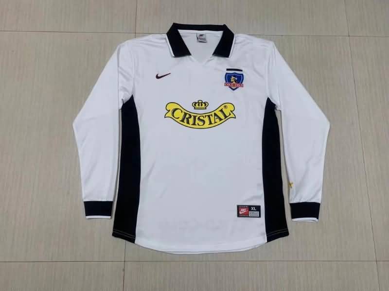 AAA(Thailand) Colo Colo 1997/98 Home Retro Long Sleeve Soccer Jersey