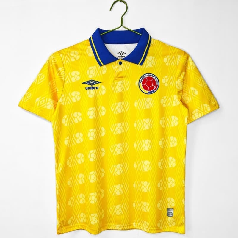 AAA(Thailand) Colombia 1993 Home Retro Soccer Jersey
