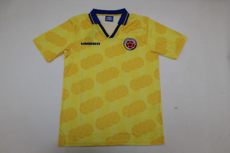AAA(Thailand) Colombia 1994 Home Retro Soccer Jersey