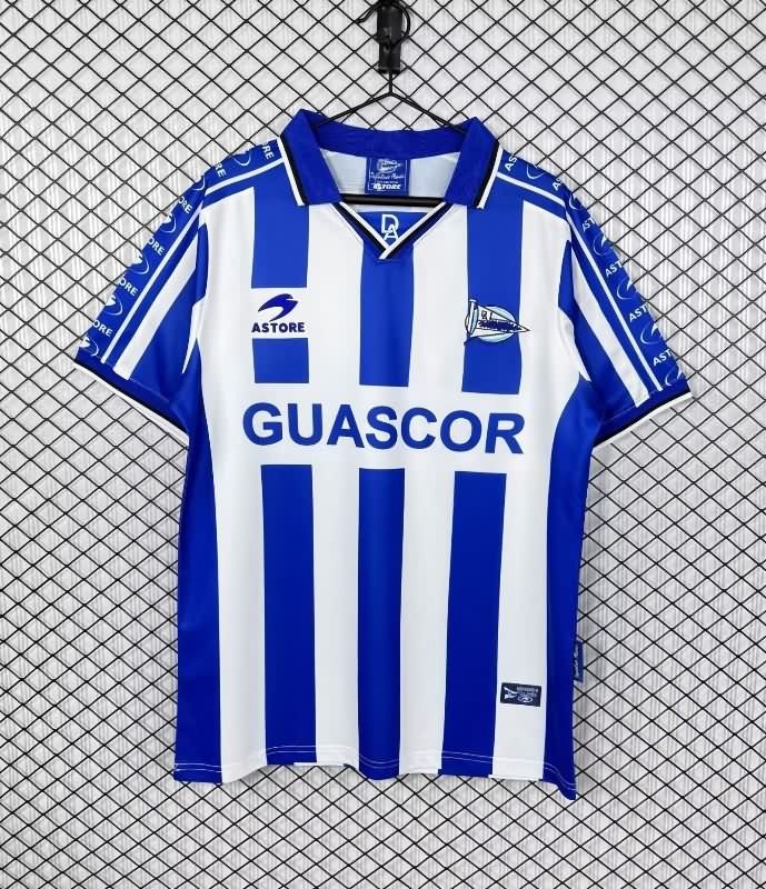 AAA(Thailand) Deportivo Alaves 1998/99 Home Retro Soccer Jersey