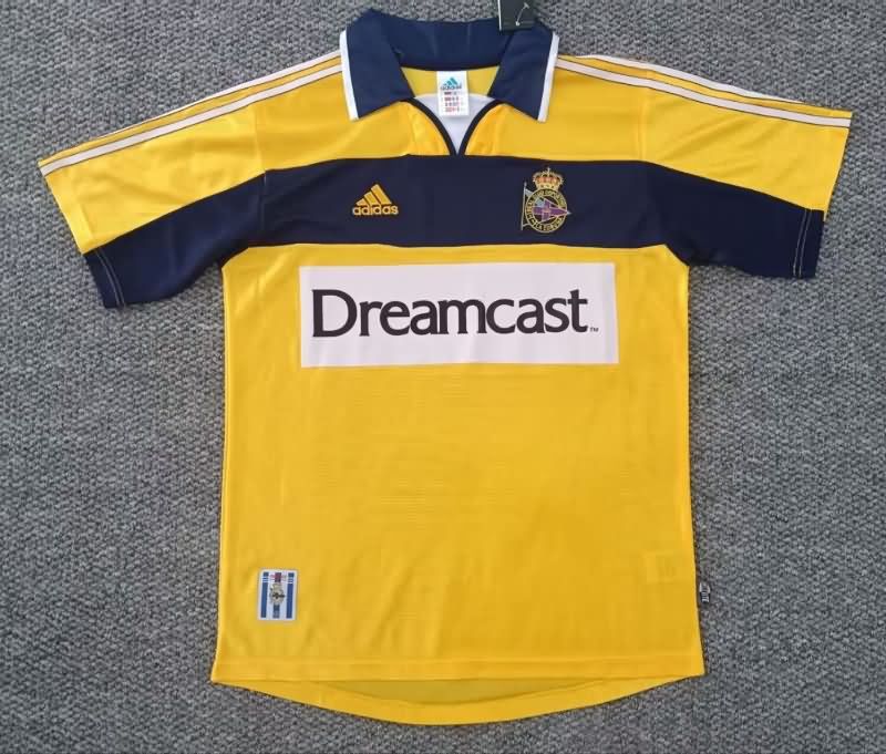 AAA(Thailand) Deportivo La Coruna 2000/01 Away Retro Soccer Jersey