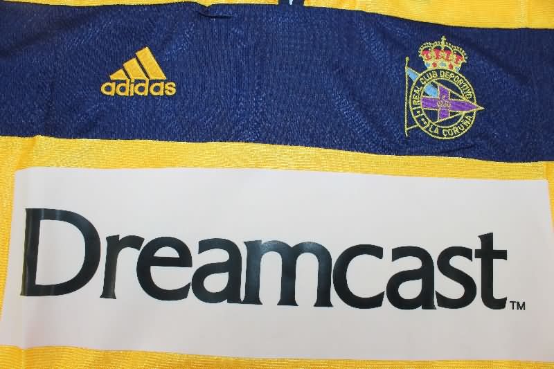 AAA(Thailand) Deportivo La Coruna 2000/01 Away Retro Soccer Jersey