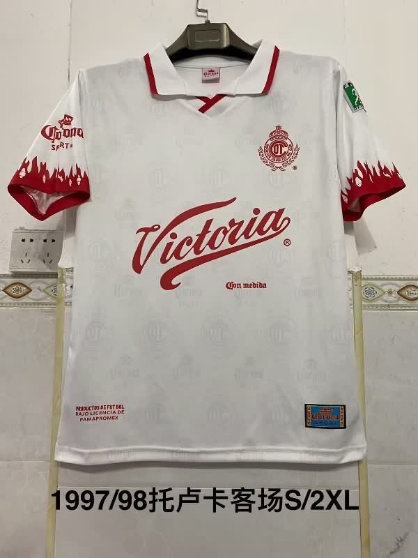 AAA(Thailand) Deportivo Toluca 1997/98 Away Retro Soccer Jersey