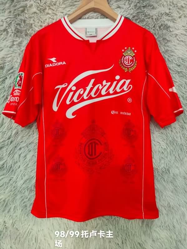 AAA(Thailand) Deportivo Toluca 1998/99 Home Retro Soccer Jersey