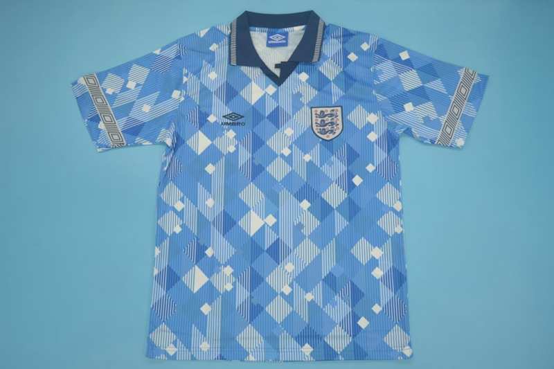 AAA(Thailand) England 1990 Third Retro Soccer Jersey AAA(Thailand) England 1990 Third Retro Soccer Jersey