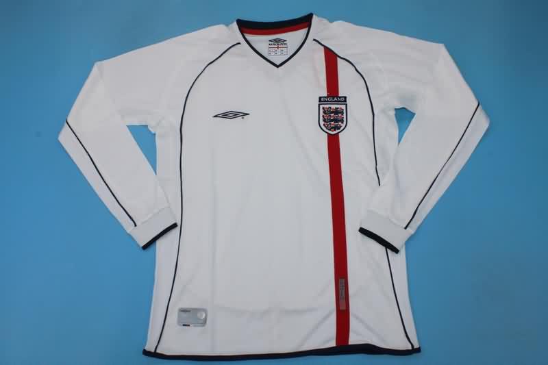 AAA(Thailand) England 2002 Home Long Retro Soccer Jersey