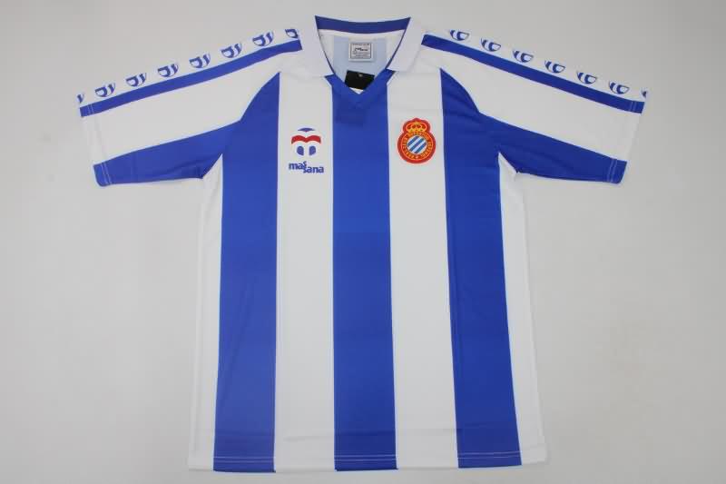 AAA(Thailand) Espanyol 1984/89 Home Retro Soccer Jersey