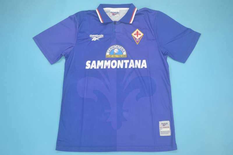 AAA(Thailand) Florentina 1995/96 Home Retro Soccer Jersey AAA(Thailand) Florentina 1995/96 Home Retro Soccer Jersey