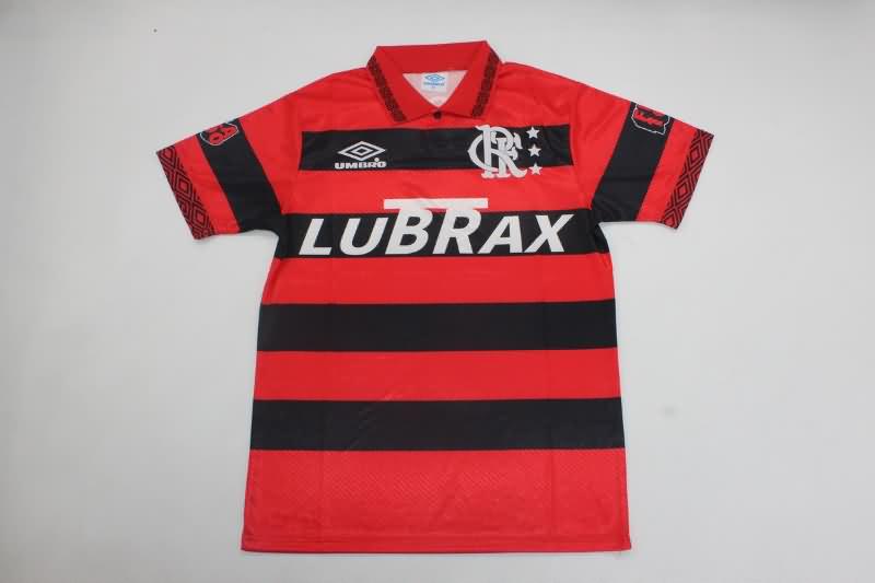 AAA(Thailand) Flamengo 1992/93 Retro Home Soccer Jersey